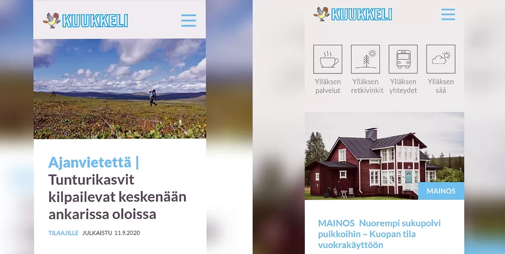 Readers' wishes have been taken into account in the reform. They wanted more visibility, especially for tourist and camping items as well as local services.